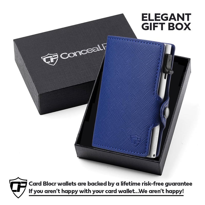 Conceal Plus Small RFID Wallet for Women, Slim Compact RFID Blocking Credit Card Holder Womens Wallet, Smart Pop Up Minimalist Card Case, Holds 4-6 Standard Cards Plus Cash & ID, Compact Travel Wallet - Image 5